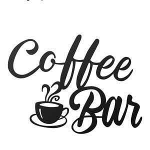 New Coffe bar sign